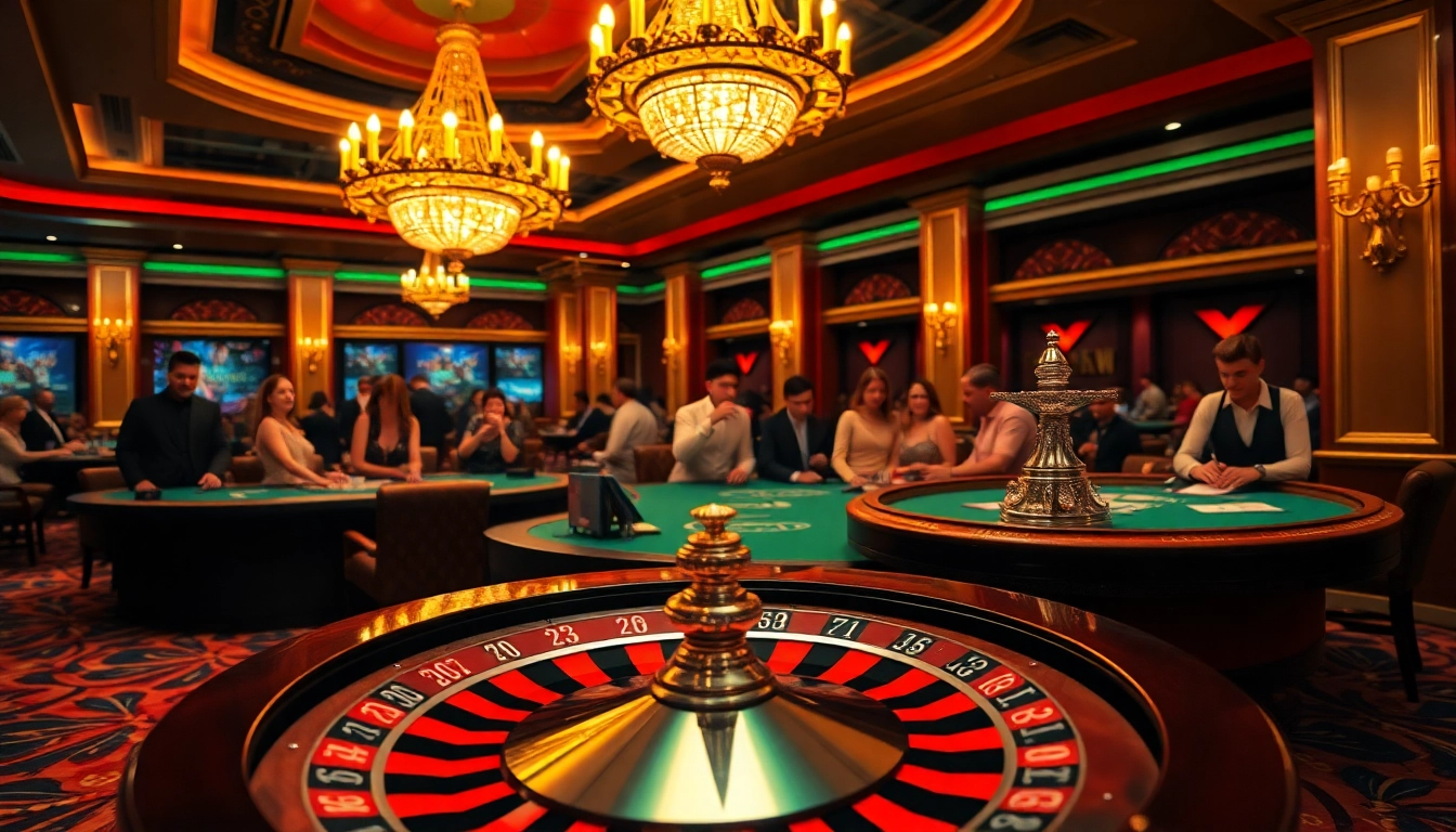 Experience the thrill of casino gaming at https://rr88e2.com/ with roulette, cards, and poker chips in play!