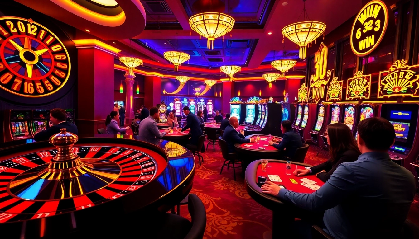 Experience the thrill of winning at a casino with 32 Win roulette and poker excitement.