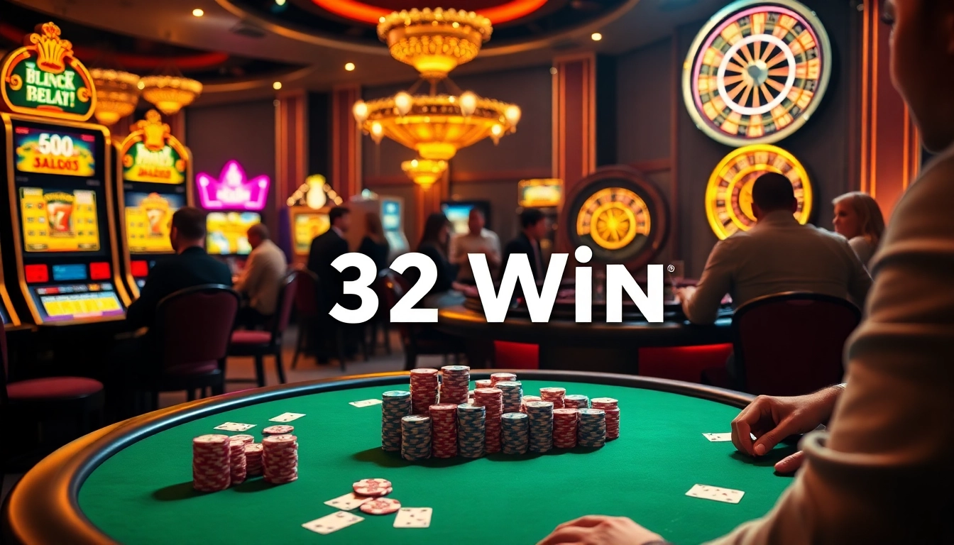 Experience the thrill of a casino night where 32 Win strategies lead to big wins at the poker table.