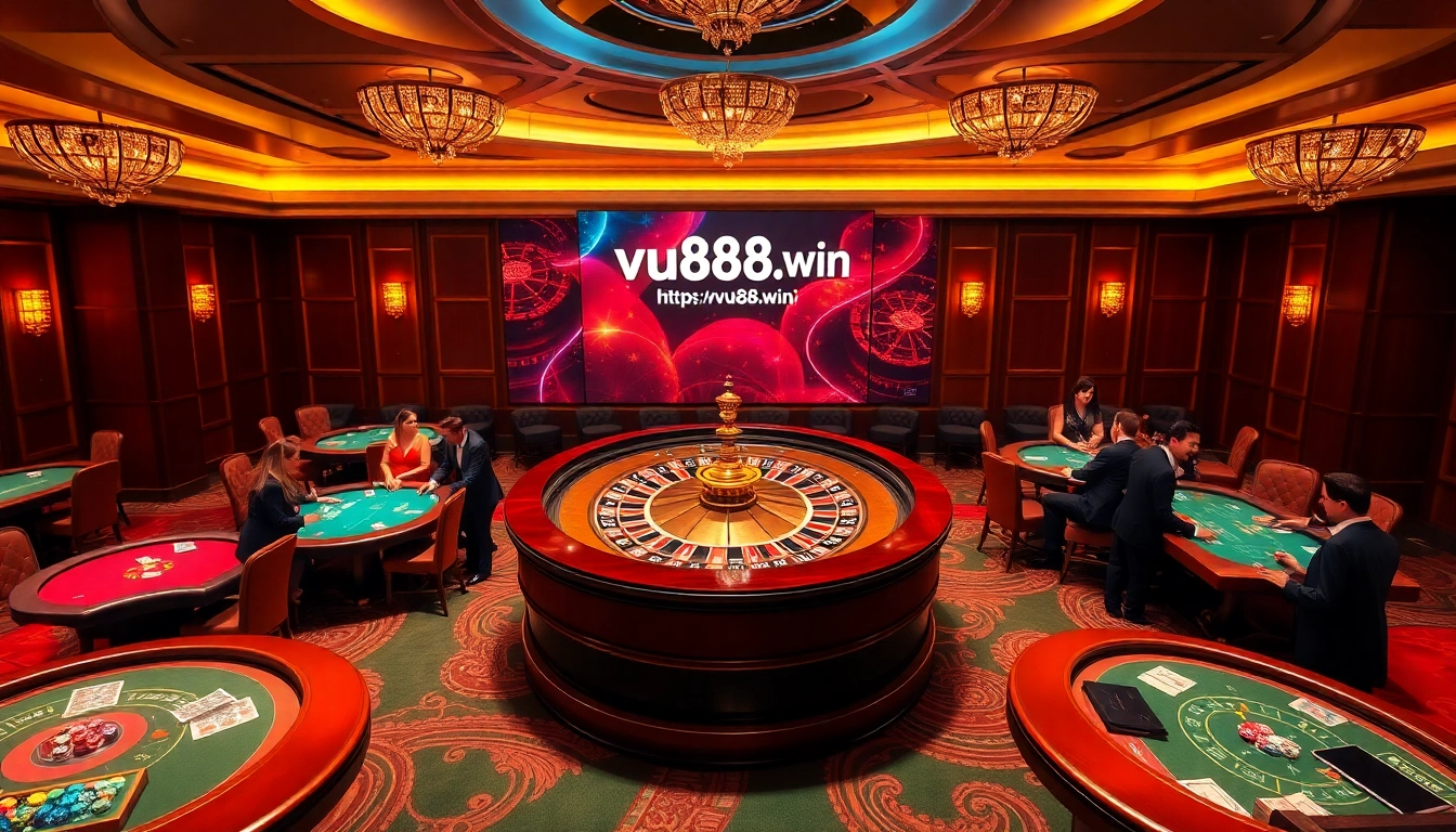 Experience the thrill of winning at https://vu88.win/, featuring exciting games like roulette and poker in a lavish casino.