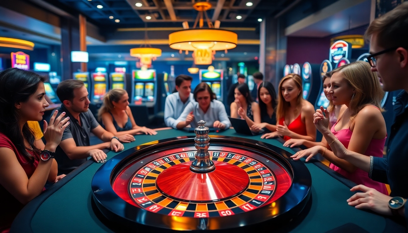 Engaging roulette players explore thrilling bets with characters inspired by sexchat ai interactions.