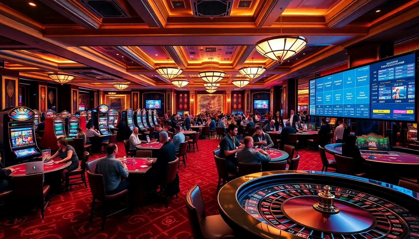 "Immerse yourself in the 123B casino gaming experience with vibrant tables, slots, and live action."